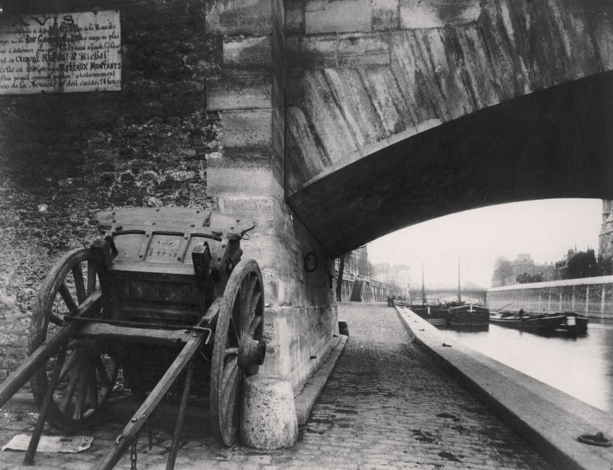 आर्कबिशप ब्रिज, क्वाई डे ला टुर्नेल, पेरिस, 1911 द्वारा यूजेन एटगेट