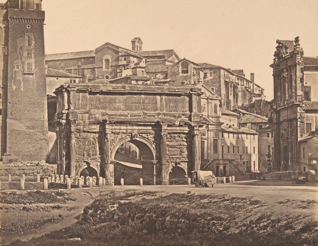 सेप्टिमियस सेवरस का आर्क, 1848-52। द्वारा यूजीन कांस्टेंट