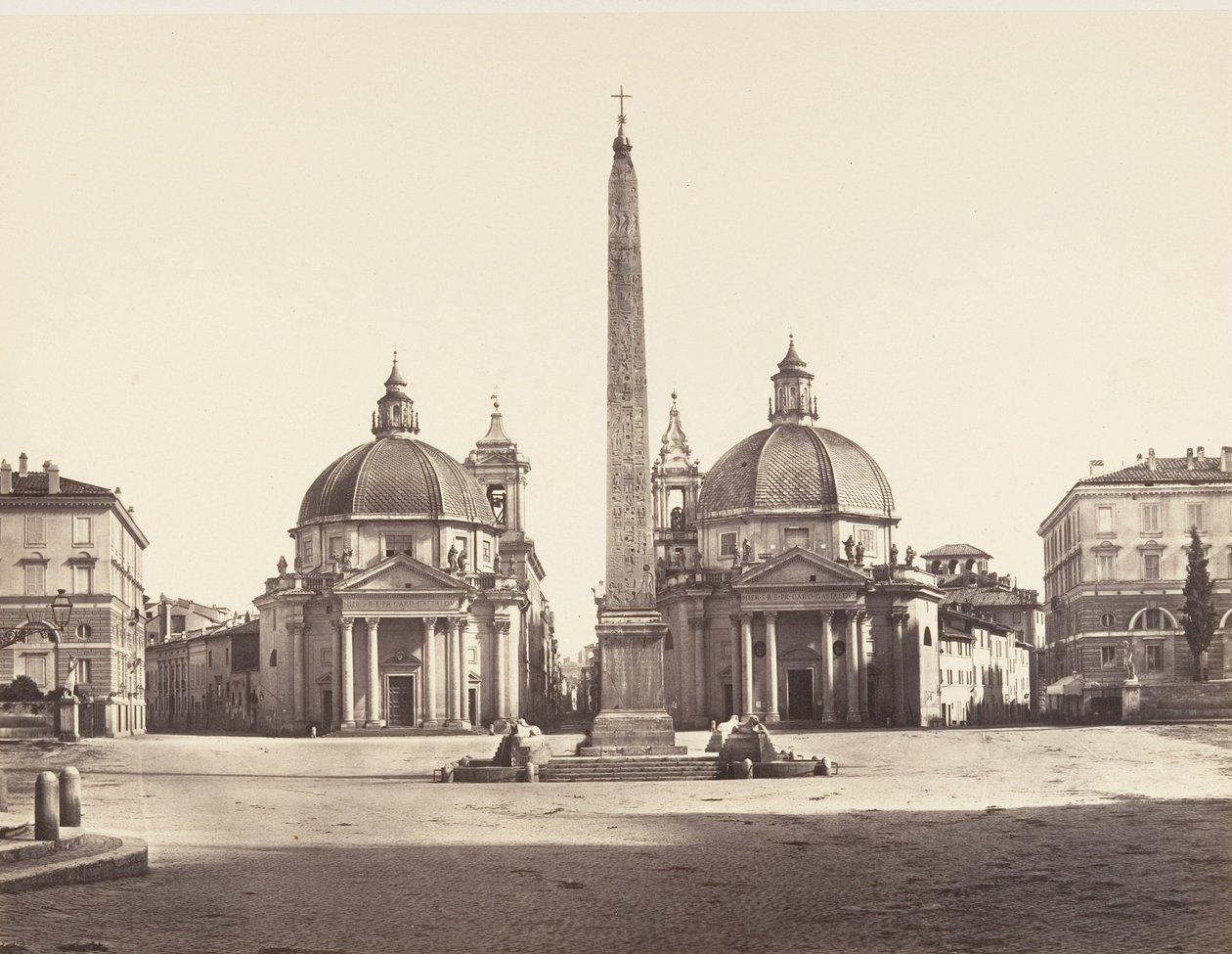 पियाज़ा डेल पॉपोलो, 1848-52। द्वारा यूजीन कांस्टेंट