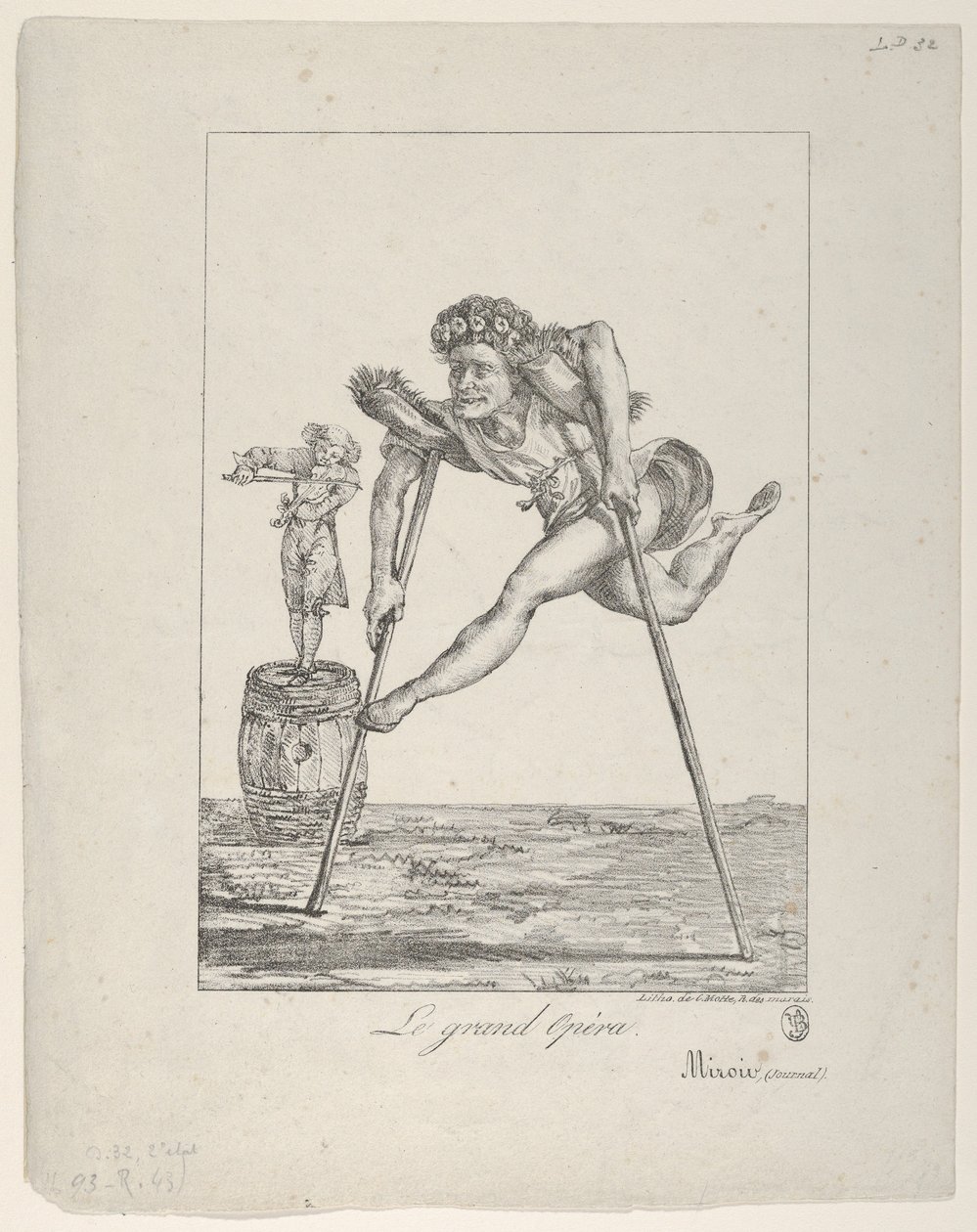 द ग्रैंड ओपेरा, 1821., 1821। द्वारा यूजीन डेलाक्रोइक्स