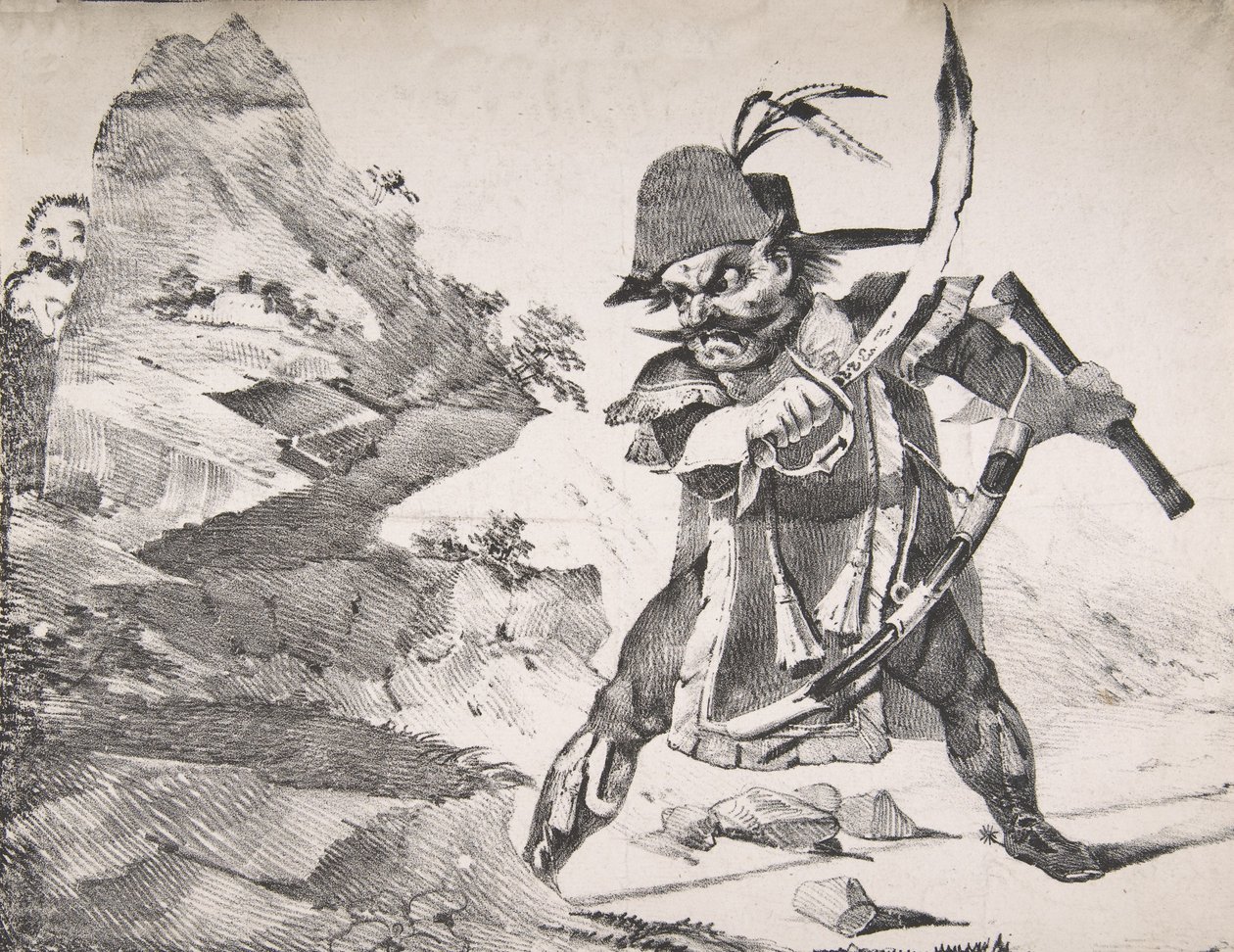 अपने पिछले देखो! ! ! !, 1822., 1822। द्वारा यूजीन डेलाक्रोइक्स