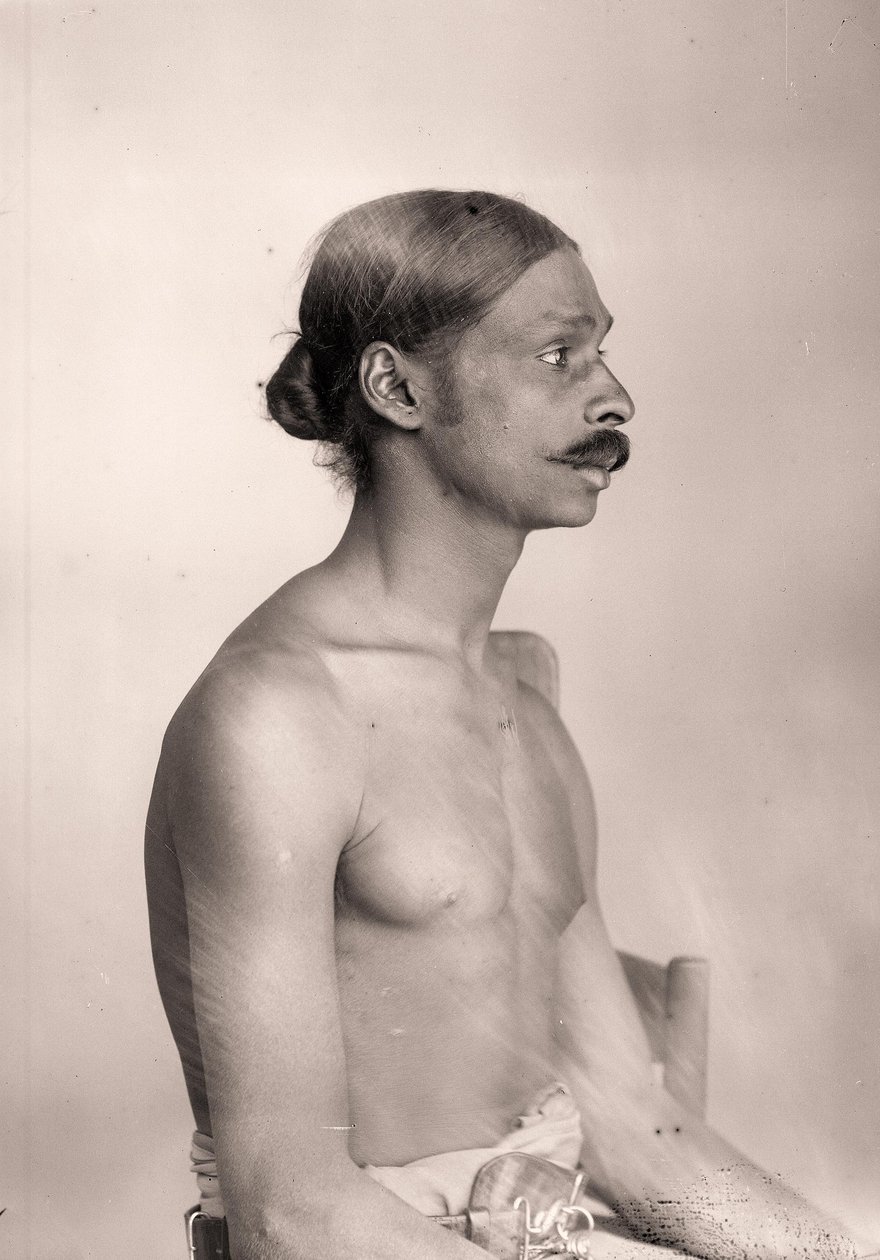 एक श्रीलंकाई आदमी का चित्रण, c.1890 द्वारा यूजेन ट्रुटैट