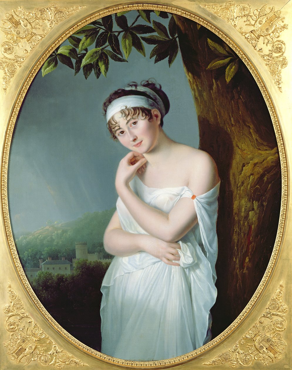 मैडम रेकमियर (1777-1849) का चित्र, c.1798-9 द्वारा यूलाली मोरिन