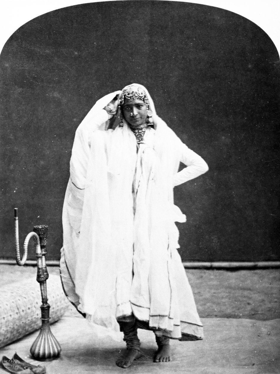 Nautch Girl, c.1870s द्वारा यूरोपीय फोटोग्राफर