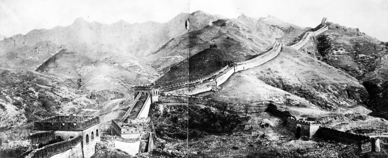 चीन की महान दीवार, c.1860 द्वारा यूरोपीय फोटोग्राफर