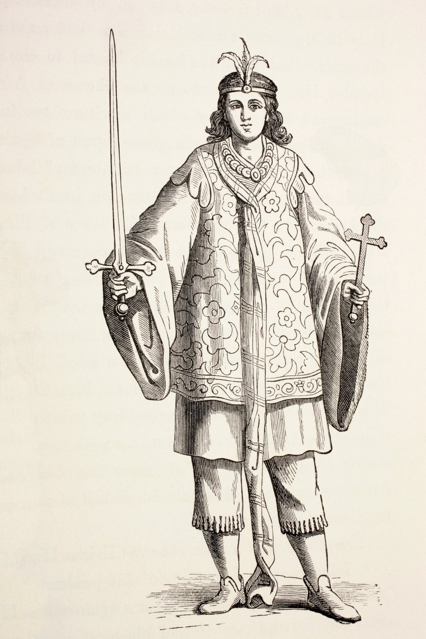 द पेज ऑफ़ प्रेज़र जॉन, c.1880 द्वारा यूरोपीय स्कूल