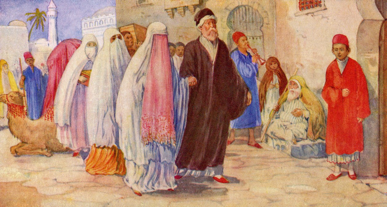 ए मुस्लिम वेडिंग, 1941 द्वारा यूरोपीय स्कूल