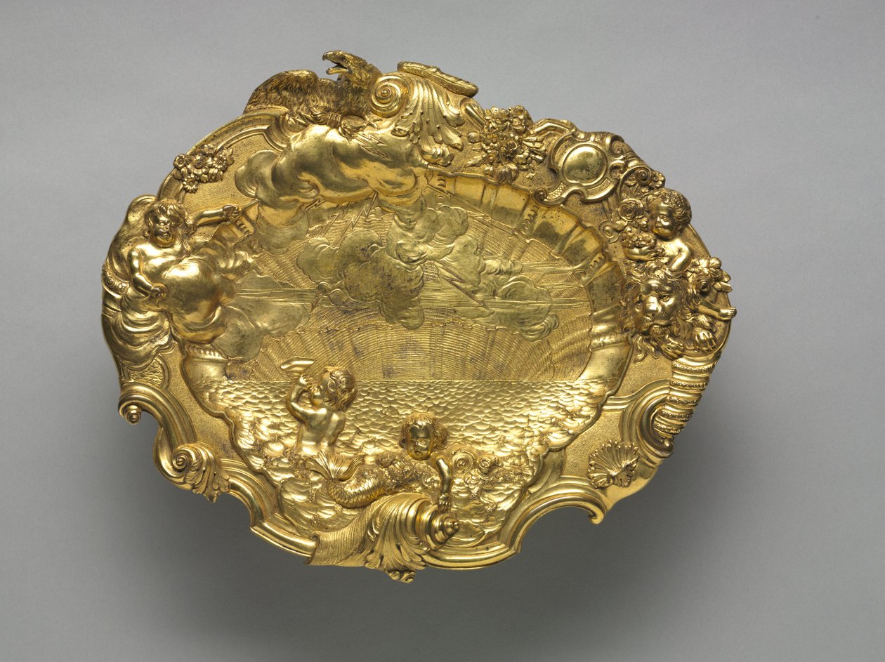 डिश, इंग्लैंड या जर्मनी, c.1725-1750 द्वारा यूरोपीय स्कूल
