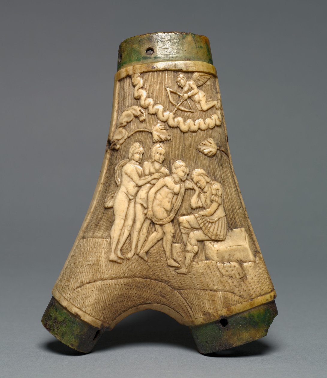 पाउडर फ्लास्क, c.1550-80 द्वारा यूरोपीय स्कूल