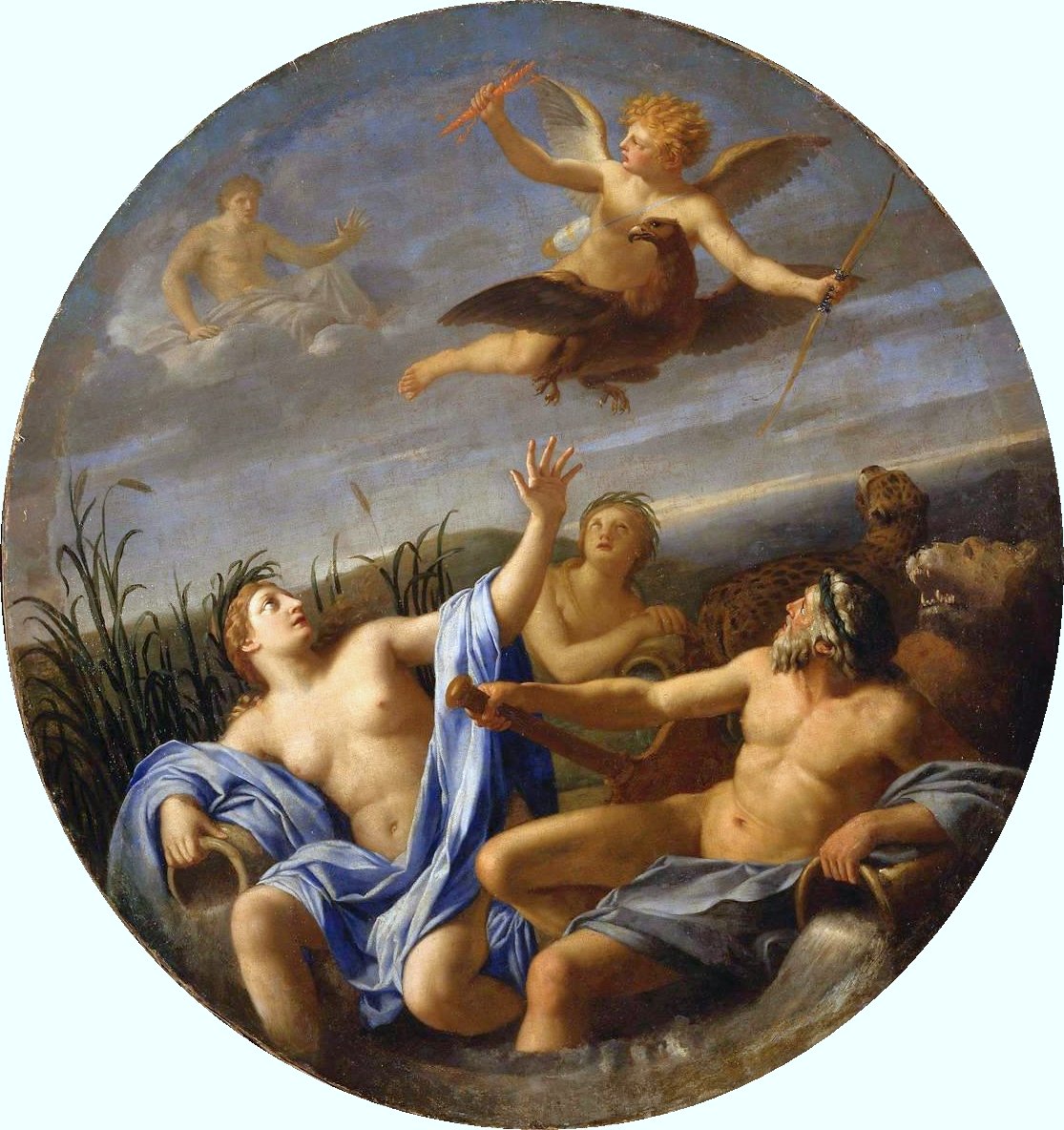 कामदेव का जीवन - कामदेव जुपिटर्न की थंडर चोरी द्वारा Eustache Le Sueur