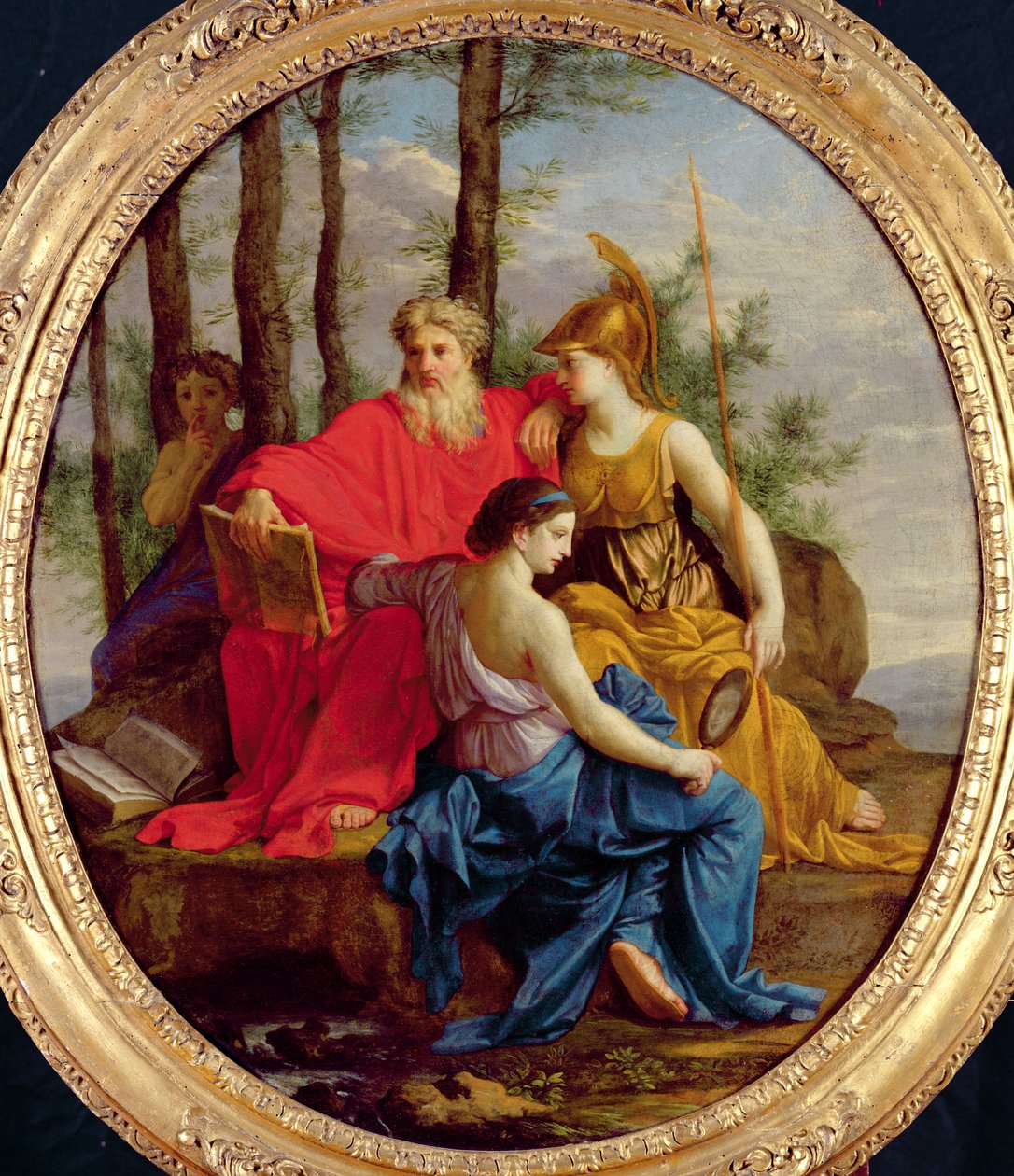एक परिपूर्ण मंत्री या उनके गुण के साथ राज्य मंत्री, 1653 द्वारा Eustache Le Sueur