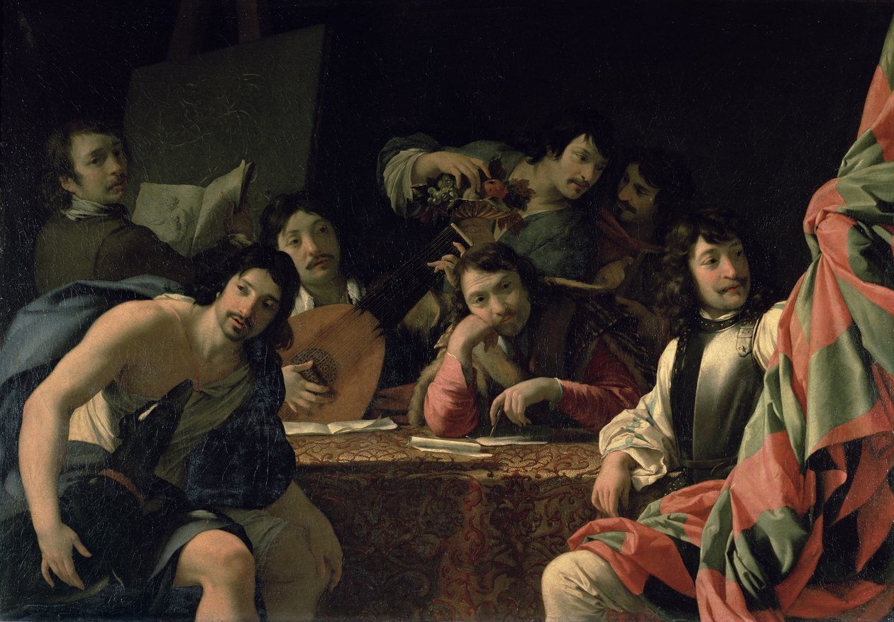 कलाकार का पुनर्मिलन द्वारा Eustache Le Sueur