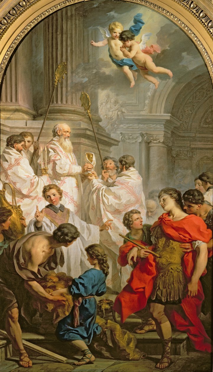 सेंट बेसिल का द्रव्यमान द्वारा Eustache Le Sueur