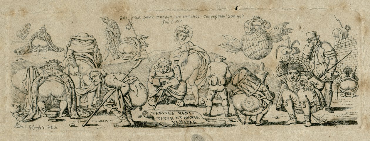 वैनिटी ऑफ वैनिटीज, ऑल इज वैनिटी, 1800 के बाद द्वारा Eustache Hyacinthe Langlois