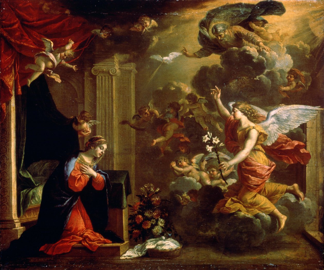 17 वीं शताब्दी की घोषणा। द्वारा Eustache Le Sueur