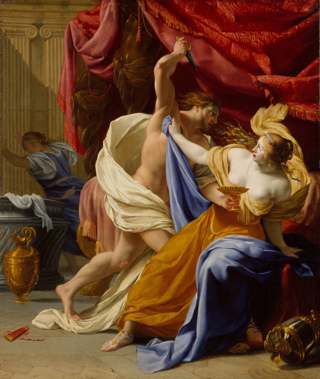 तामार का बलात्कार, शायद सीए। 1640. द्वारा Eustache Le Sueur