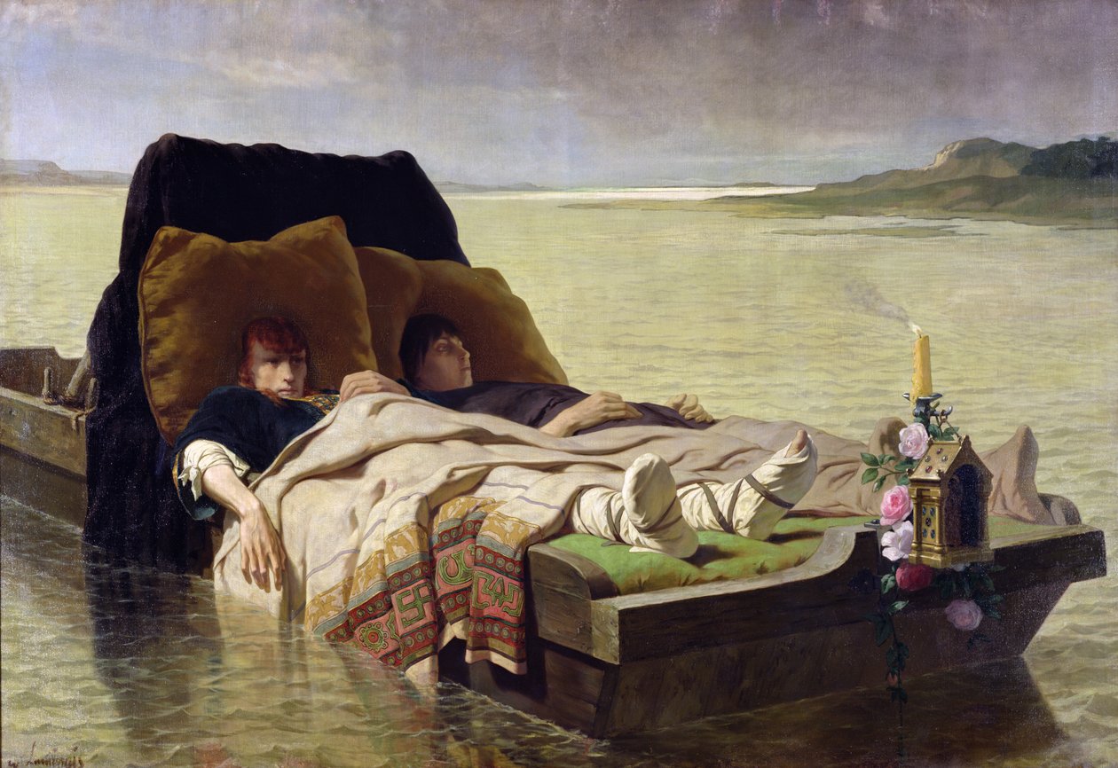 द एंजेल्स डे जुमिएज, 1880 द्वारा Evariste Vital Luminais