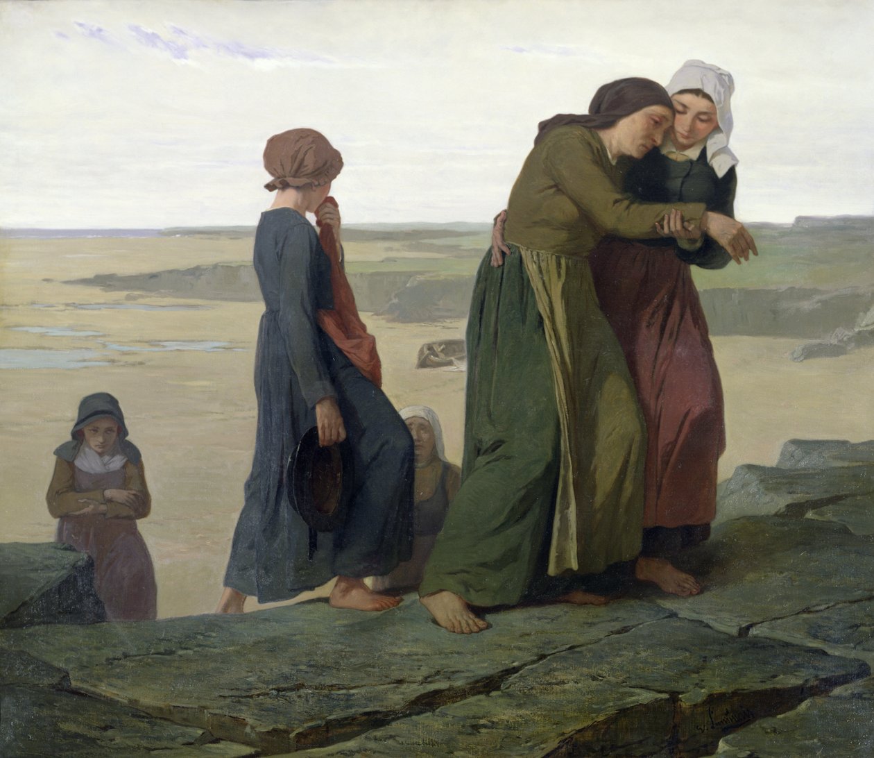 विधवा या मछुआरे का परिवार द्वारा Evariste Vital Luminais