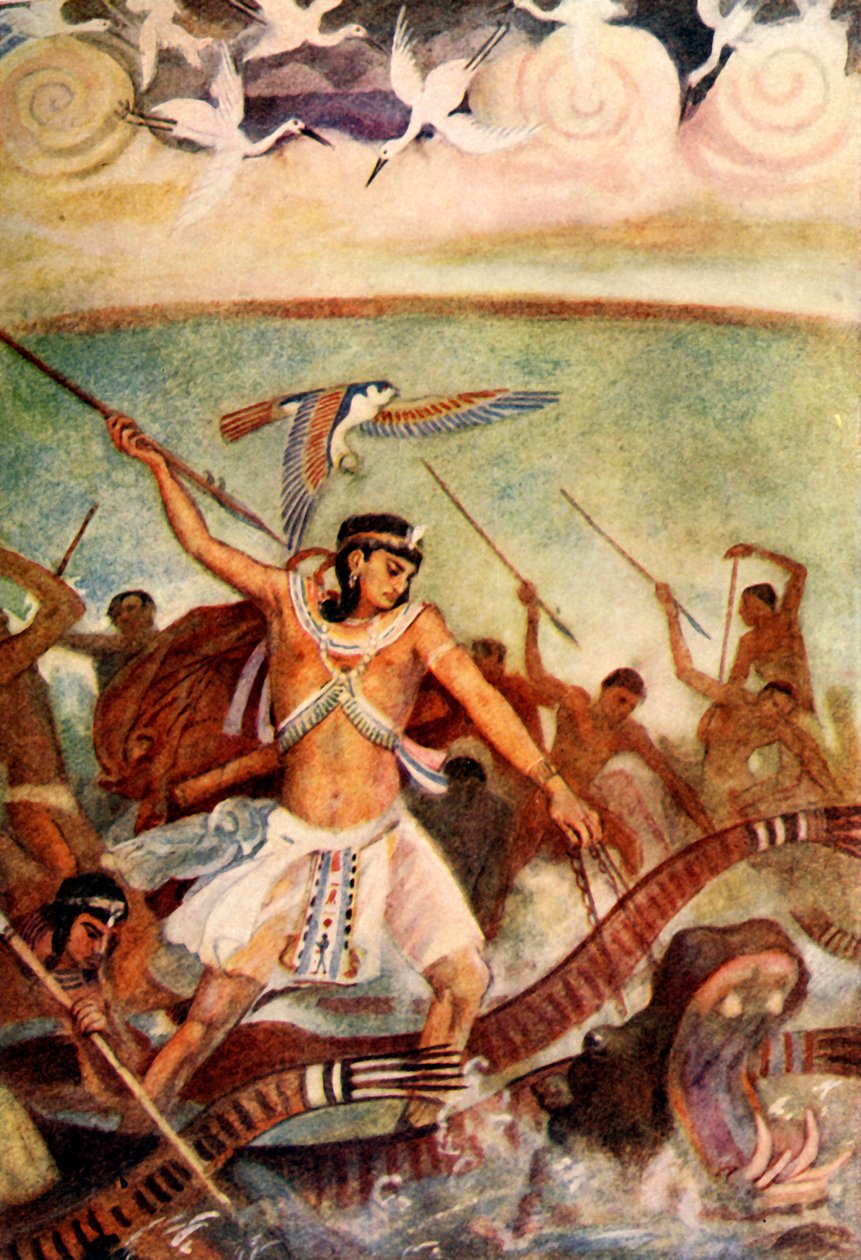 होरस इन बैटल, 1915। द्वारा एवलिन पॉल