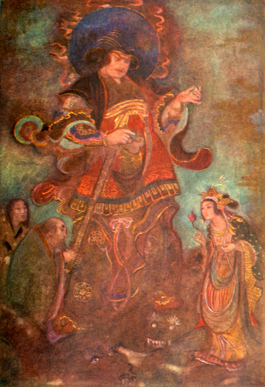 सुसा-नो-ओ और कुशी-नादा-हीम, 1912। द्वारा एवलिन पॉल