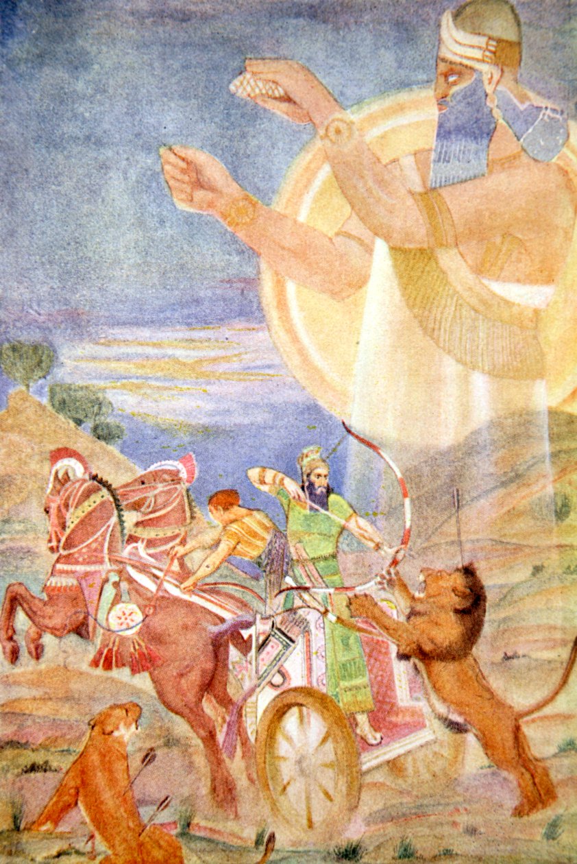 निनिब द्वारा निर्देशित टिग्लथ-पिलेसर I, 1916। द्वारा एवलिन पॉल
