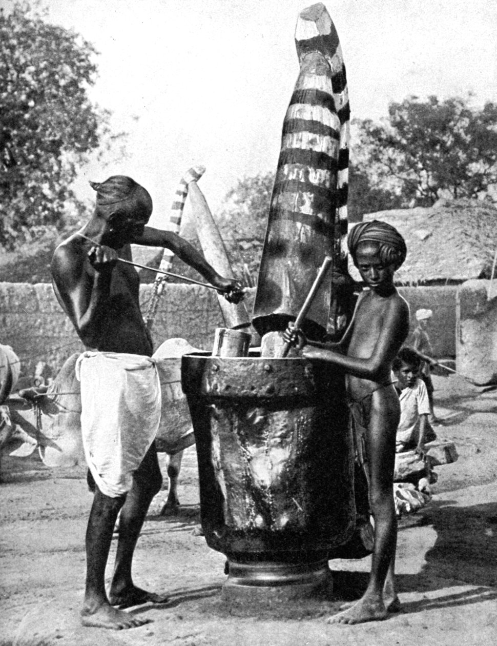 तिल मिल एक हिंदू देवी के सम्मान में चित्रित, भारत, 1936 द्वारा ईवोलिंग गैलोवे