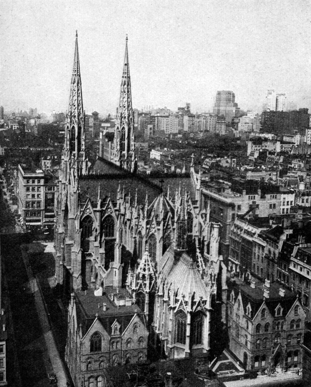 सेंट पैट्रिक कैथेड्रल, न्यूयॉर्क शहर, संयुक्त राज्य अमेरिका, c1930s द्वारा ईवोलिंग गैलोवे