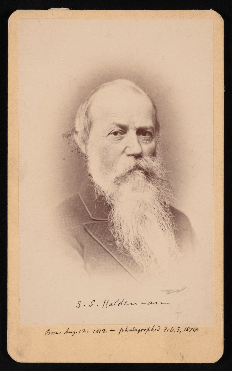 शमूएल Stehman Haldeman 1812-1880, फरवरी 5, 1874 का पोर्ट्रेट। द्वारा एफए वेंडरोथ एंड कंपनी