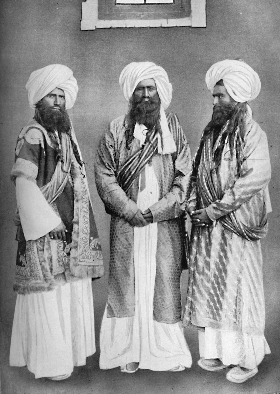 तीन बालोची प्रमुख, 1902 द्वारा एफ। ब्रेमर