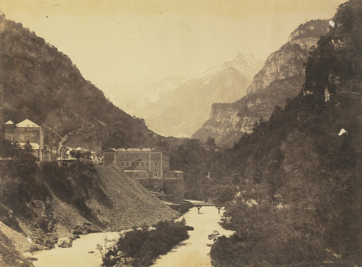 Eaux-Chaudes, Pyrenees verso, c। 1855। द्वारा फरन्हम मैक्सवेल लिटे
