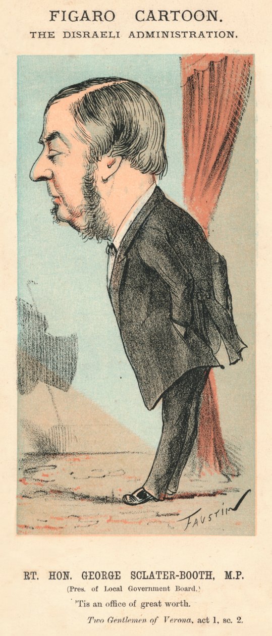 आरटी। माननीय। जॉर्ज स्लेटर-बूथ, सांसद।, c1870 द्वारा Faustin
