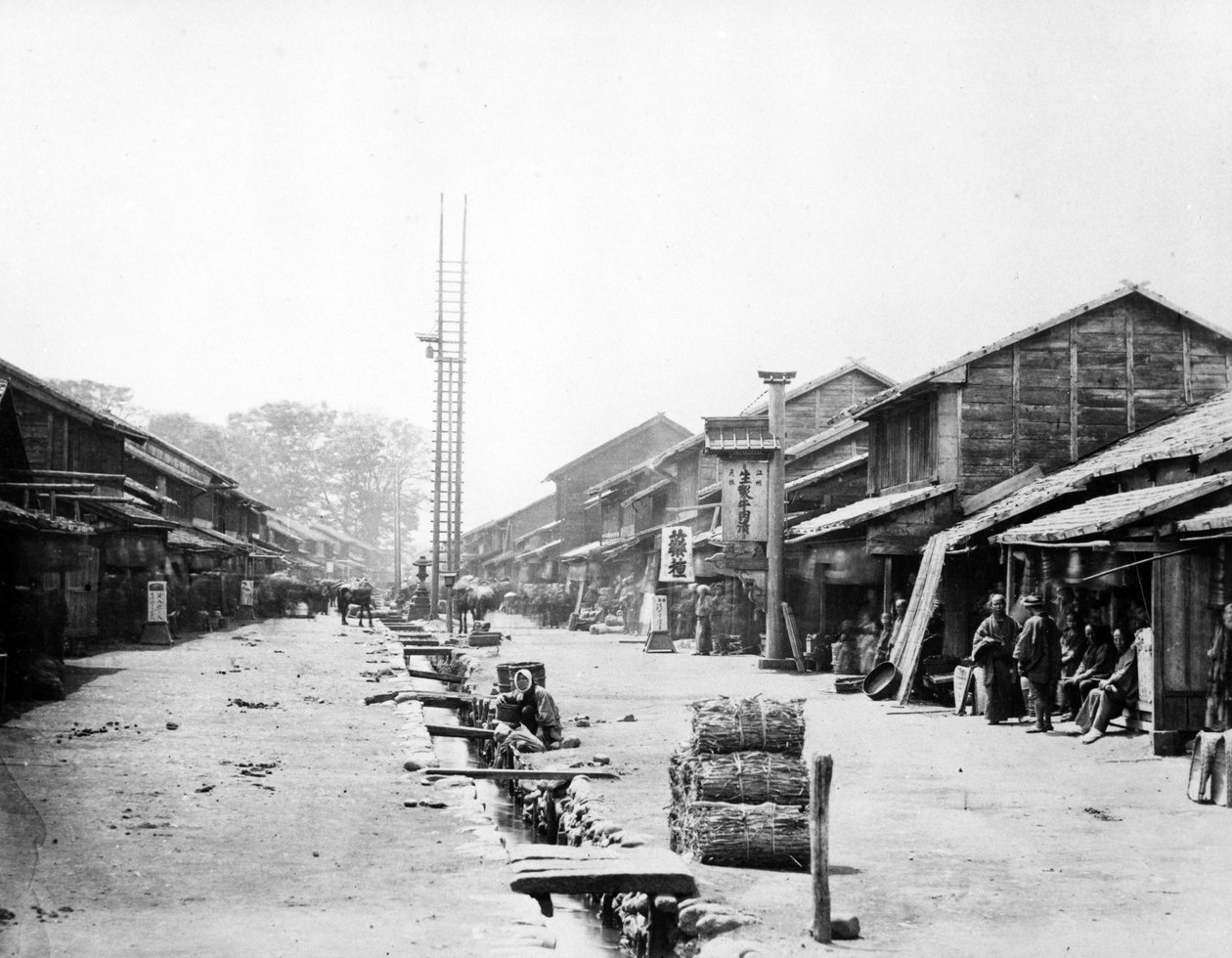 अत्सुगी, जापान, c.1867 द्वारा फेलिस बीटो