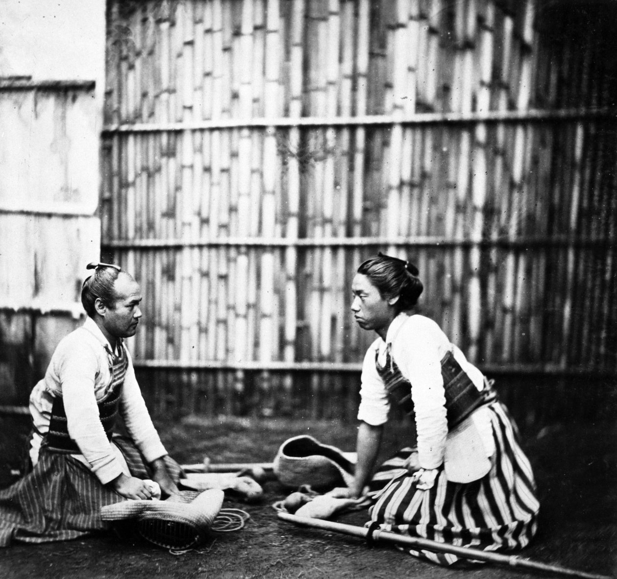 जापानी &39;फेंसर्स&39;, c.1860s द्वारा फेलिस बीटो