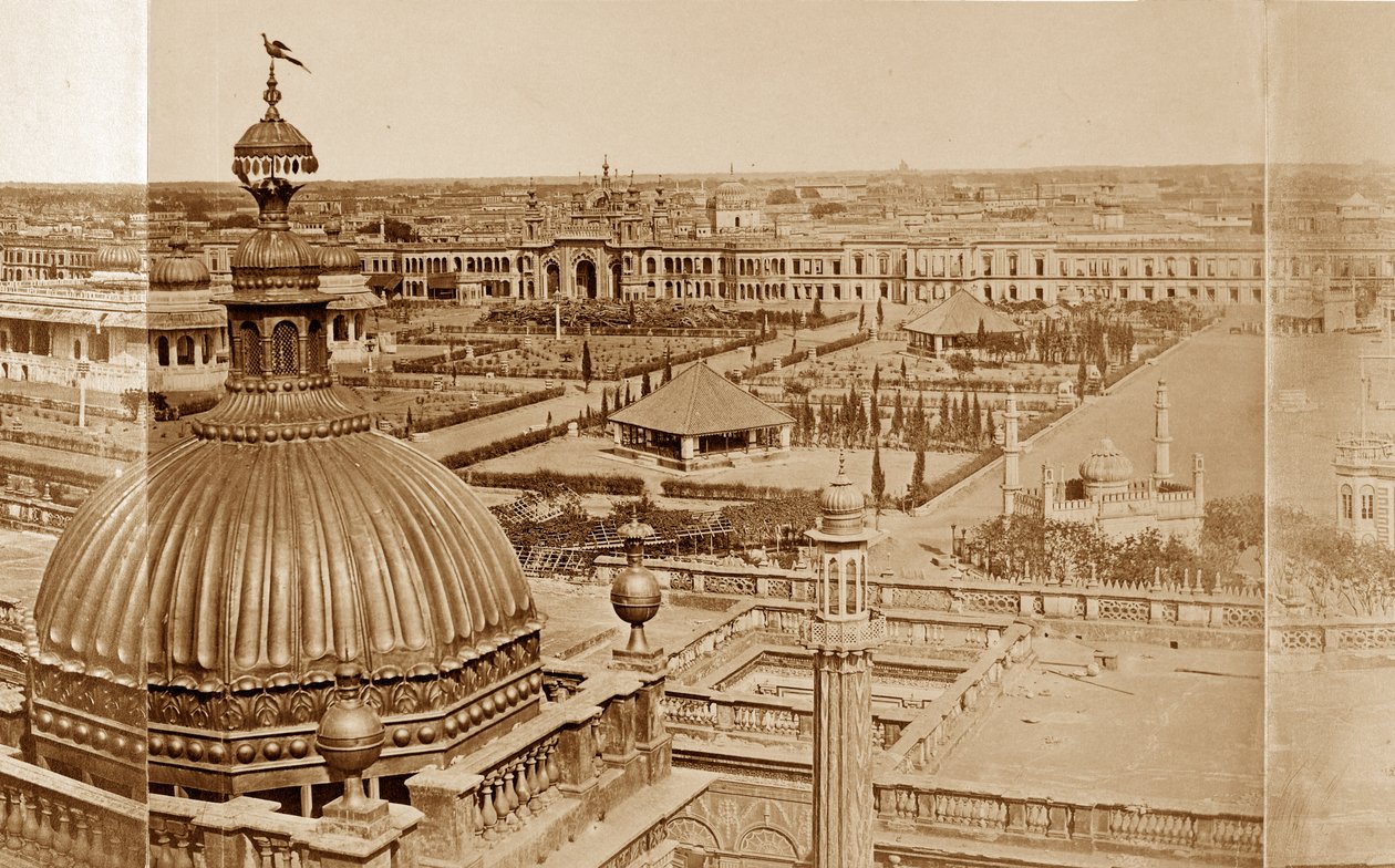 रेजीडेंसी के दरबारियों का विहंगम दृश्य, लखनऊ द्वारा फेलिस बीटो