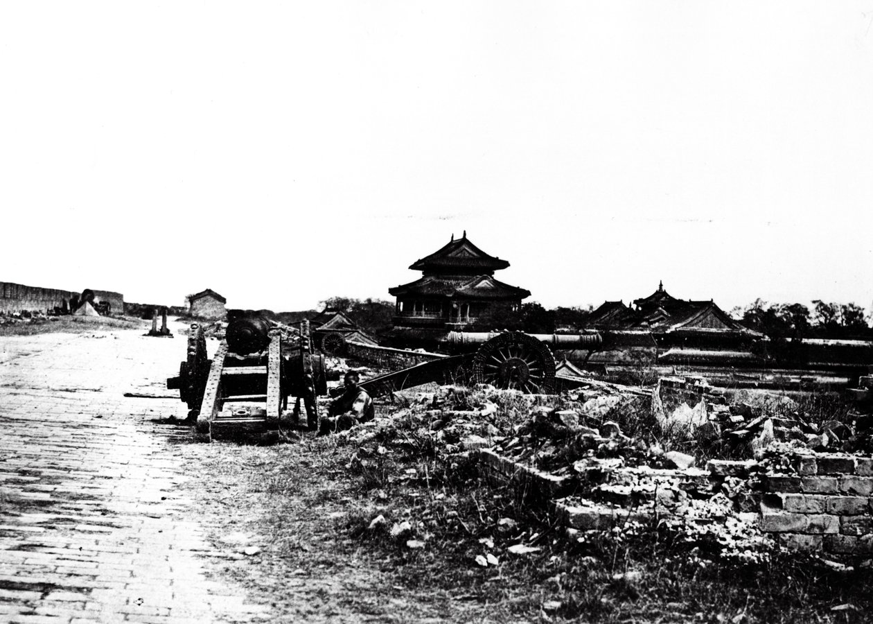 पेकिंग की दीवार की चोटी, 1860 द्वारा फेलिस बीटो