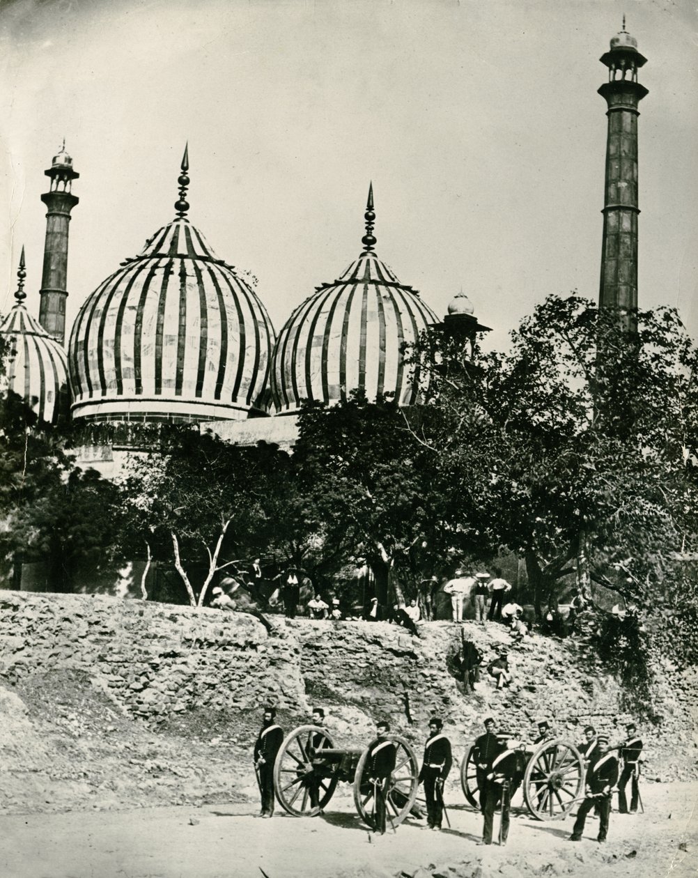 ज़ीनत-उल-मस्जिद, दिल्ली, c.1858 द्वारा फेलिस बीटो