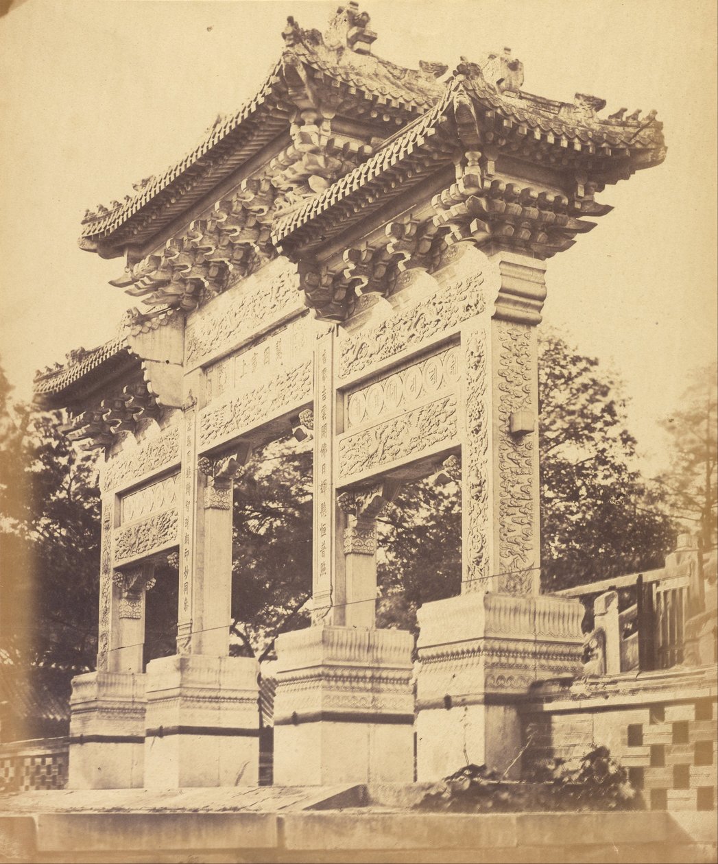 अक्टूबर, 1860 में पेकिन के पास लामा मंदिर में आर्क द्वारा फेलिस बीटो