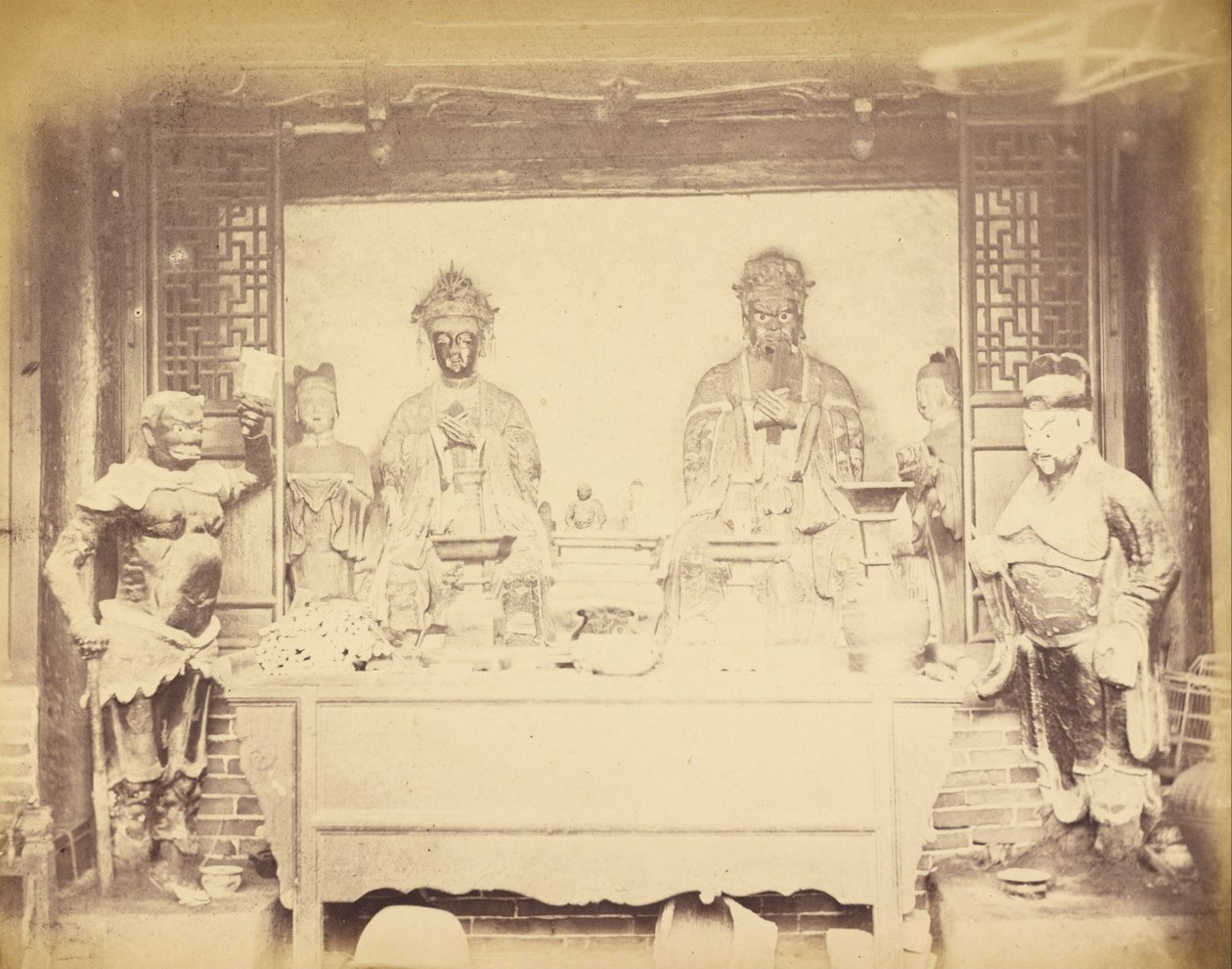 हेडक्वार्टर हाउस, 1 डिवीजन, पीहटंग, चीन, 1 अगस्त, 1860 द्वारा फेलिस बीटो