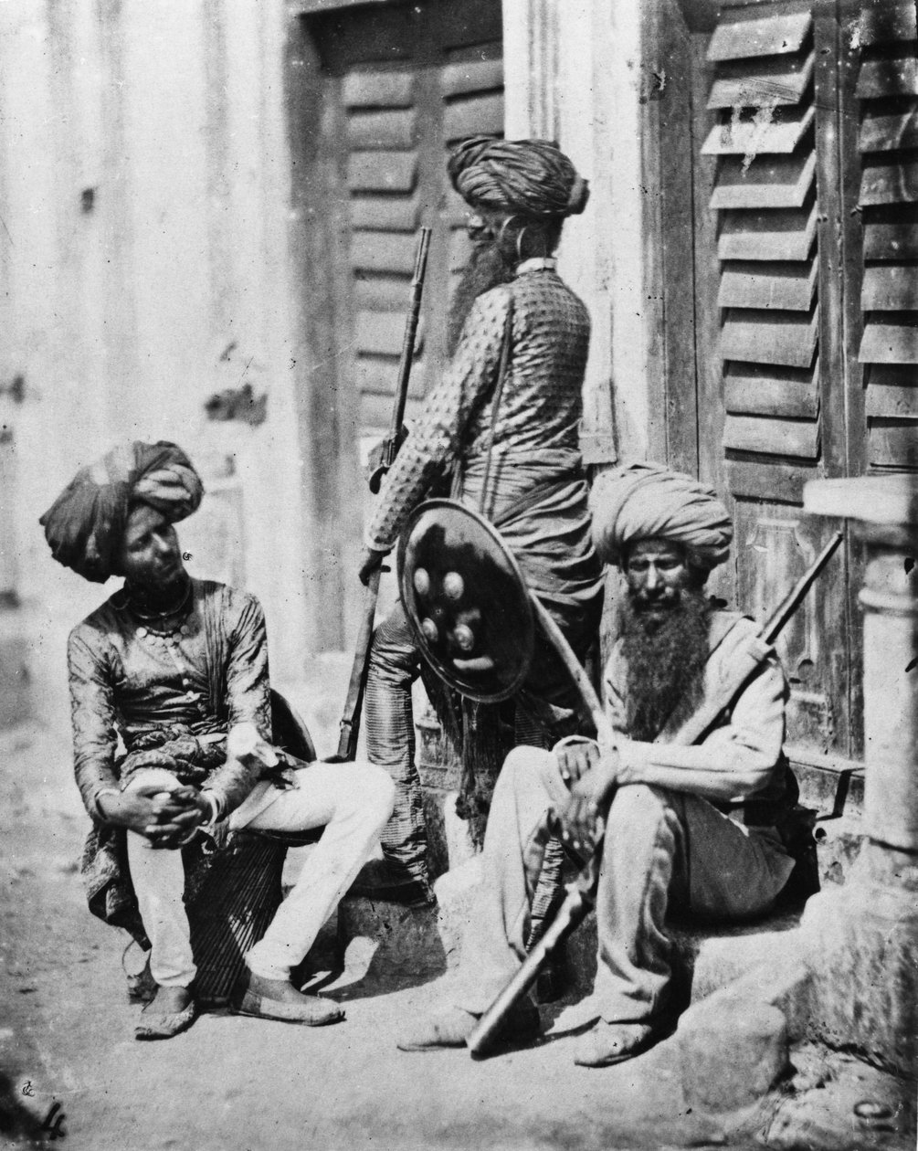 भारतीय विद्रोह के दौरान सिख अधिकारी, 1858 द्वारा फेलिस बीटो