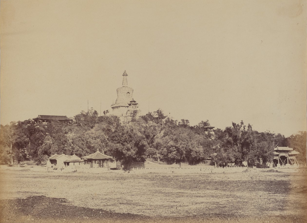 इंपीरियल विंटर पैलेस, पेकिन में ग्रेट पैगोडा, 29 अक्टूबर, 1860 द्वारा फेलिस बीटो