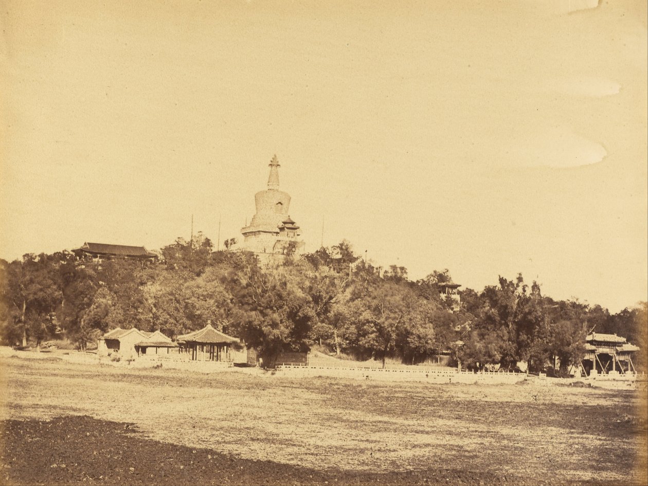 इंपीरियल विंटर गार्डन पैलेस पर महान शिवालय, 29 अक्टूबर, 1860 द्वारा फेलिस बीटो
