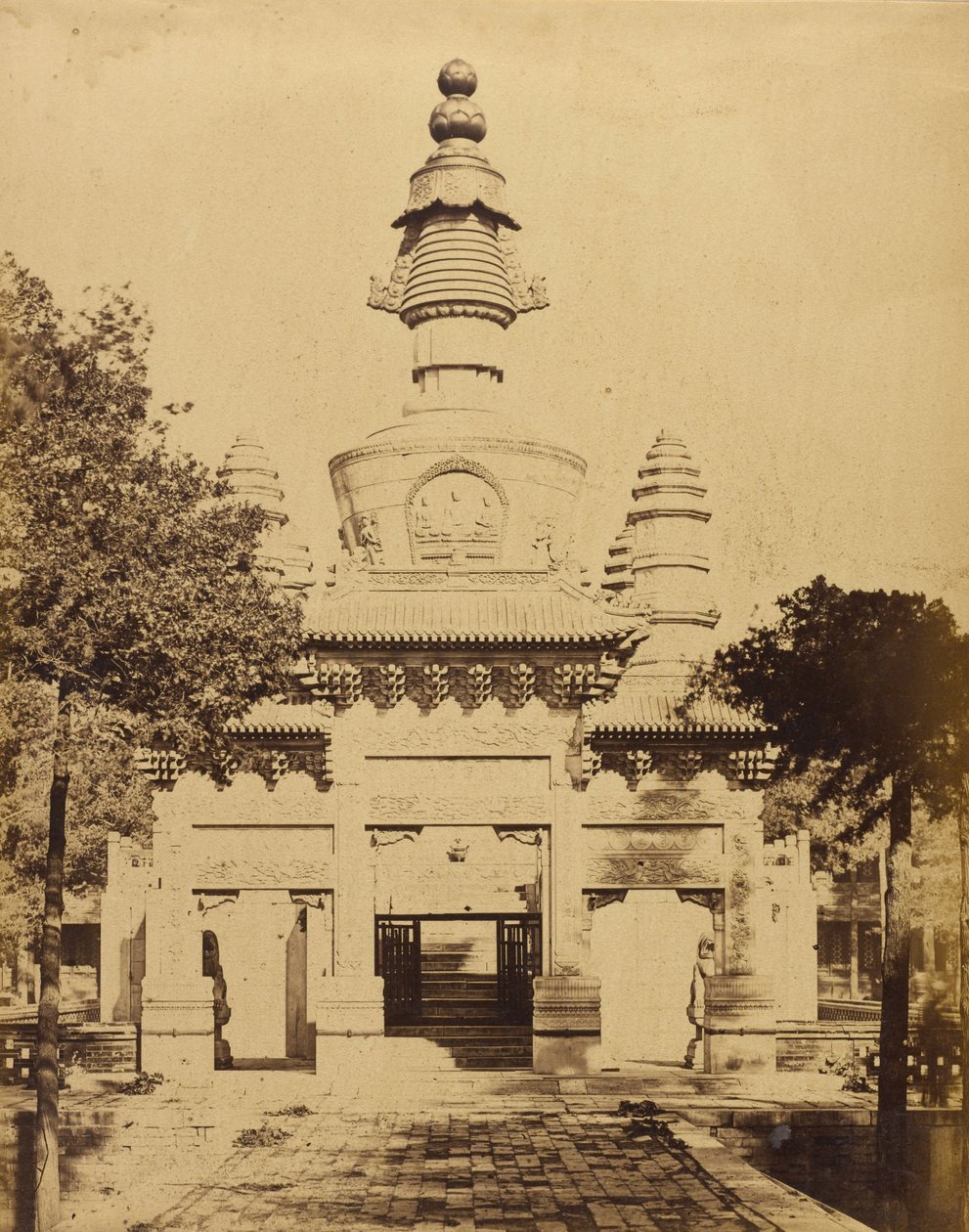 अगस्त 1860 में पेकिन के पास लामा मंदिर में थिबेटन स्मारक द्वारा फेलिस बीटो