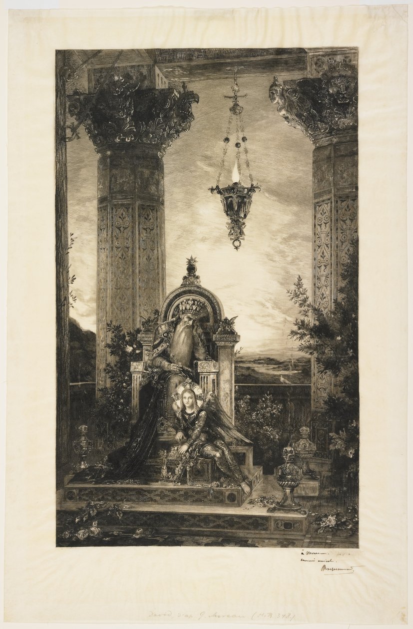 किंग डेविड, 1883 द्वारा फेलिक्स ब्रैकक्मोंड