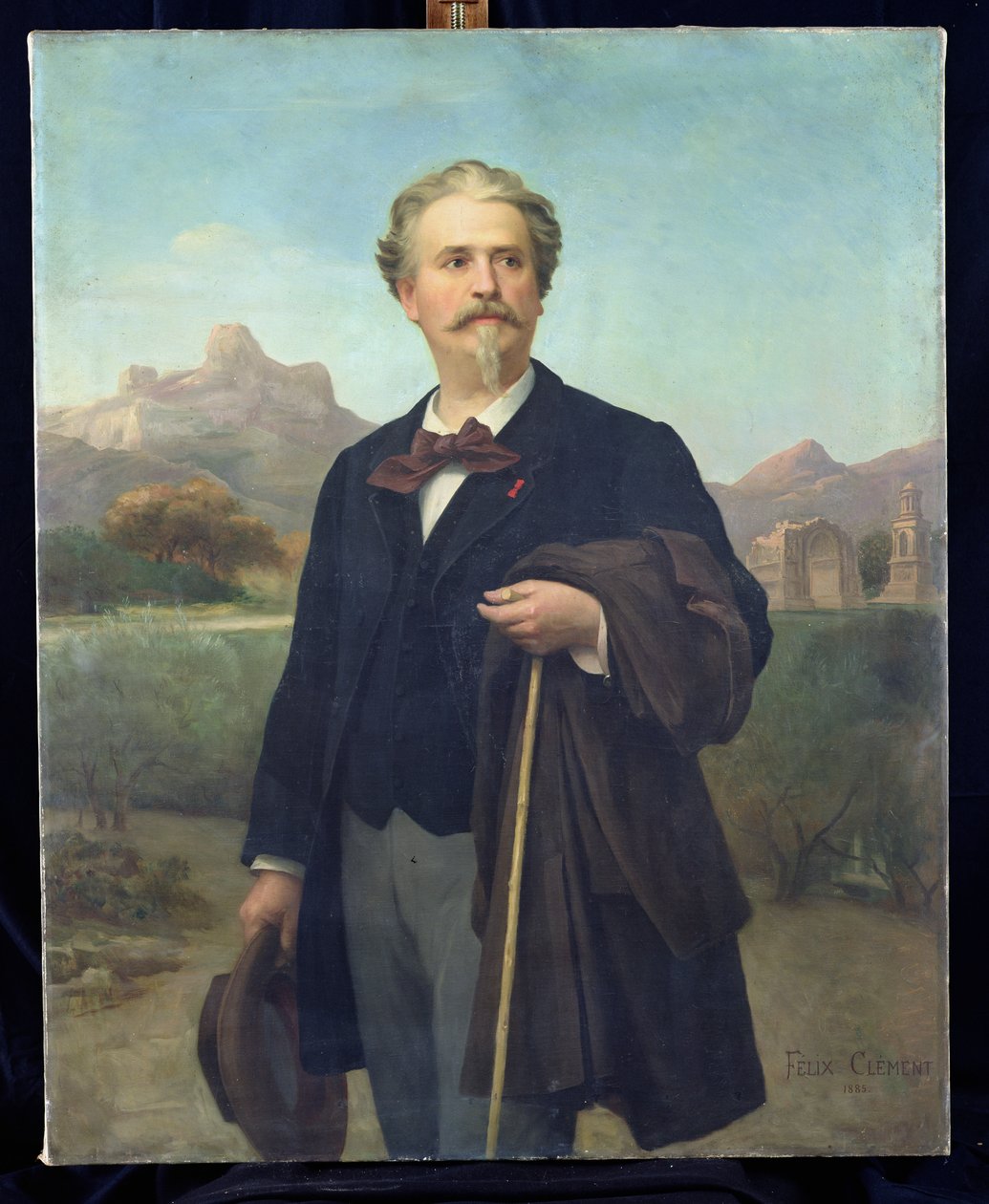 फ्रेडरिक मिस्ट्रल (1830-1914) का चित्रण 1885 द्वारा फेलिक्स अगस्टे क्लेमेंट