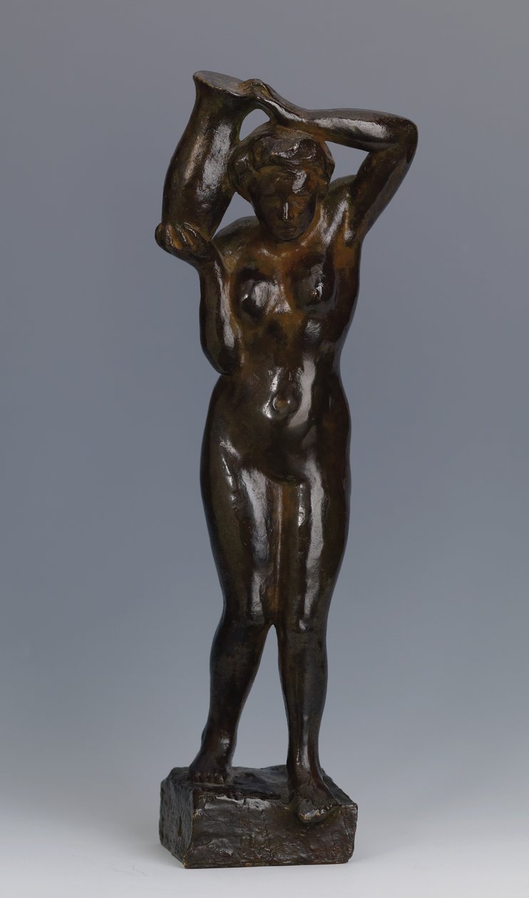 एक घड़े वाली महिला, अध्ययन, 1914 द्वारा फेलिक्स एडौर्ड वाल्टन