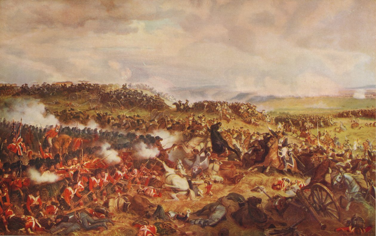 वाटरलू, 1874, c1915 में फ्रेंच Cuirassiers का प्रभार द्वारा फेलिक्स हेनरी इमैनुएल फिलिपोटॉक्सो
