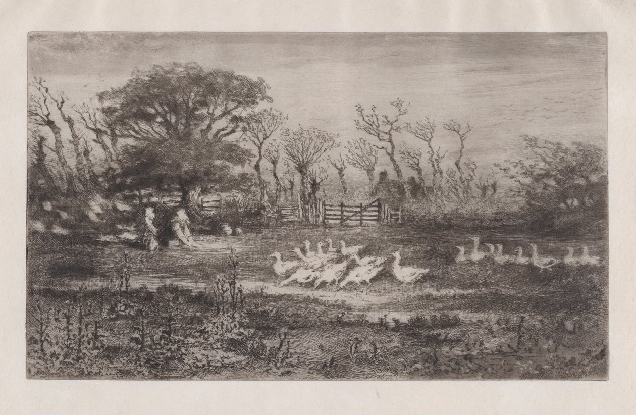 गीज़, 1860-98। द्वारा फेलिक्स हिलैरे बुहोट