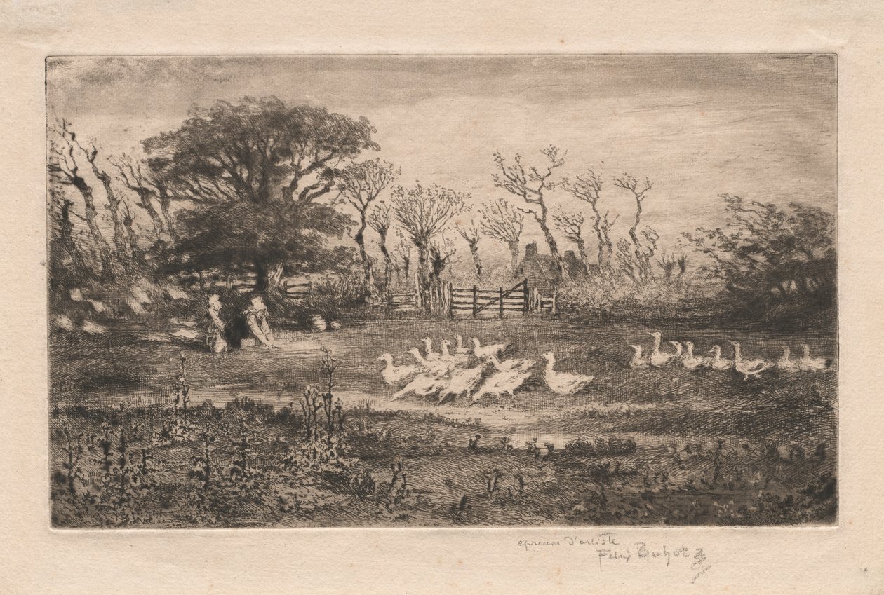 गीस, 1887। द्वारा फेलिक्स हिलैरे बुहोट