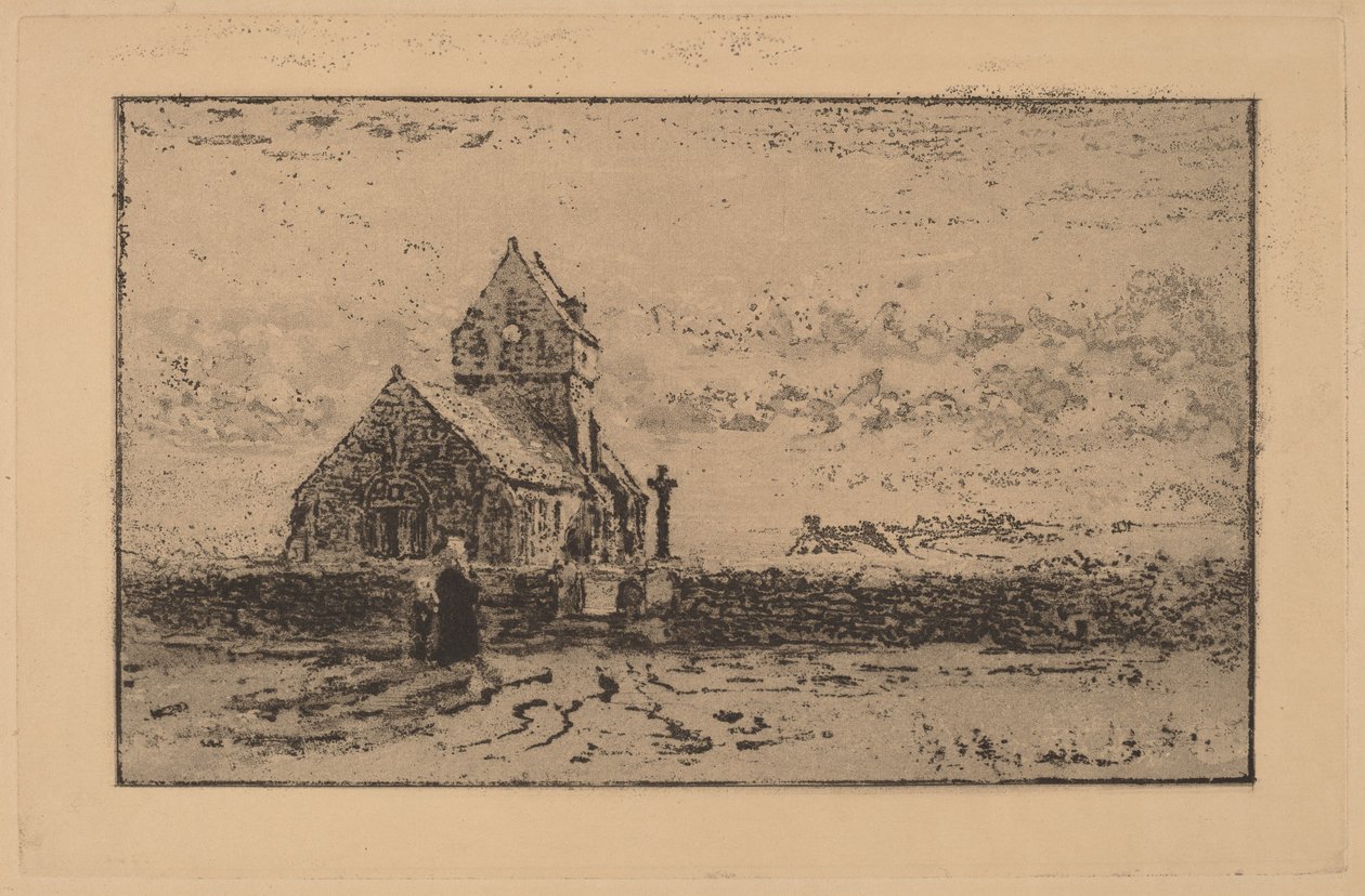 जॉबबर्ग का चर्च, 1887। द्वारा फेलिक्स हिलैरे बुहोट