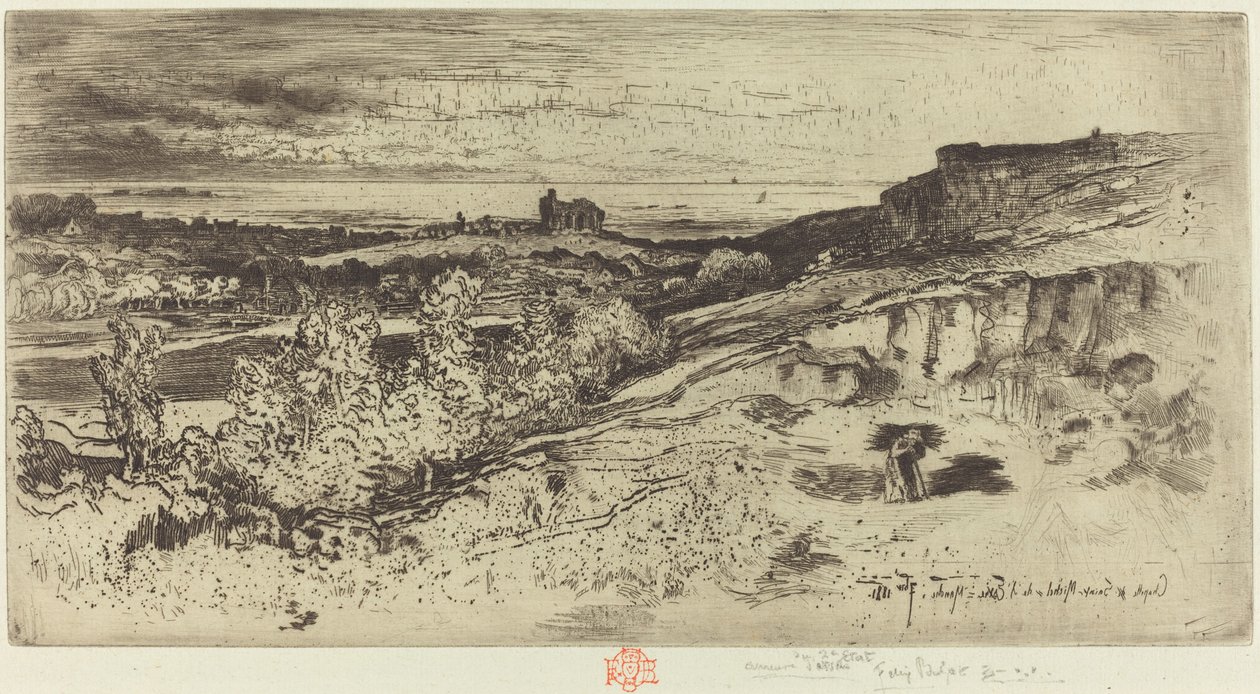 ल'एस्ट्रे में ला चैपल सेंट-मिशेल 1881 में ल'एस्ट्रे में चैपल सेंट-मिशेल। द्वारा फेलिक्स हिलैरे बुहोट